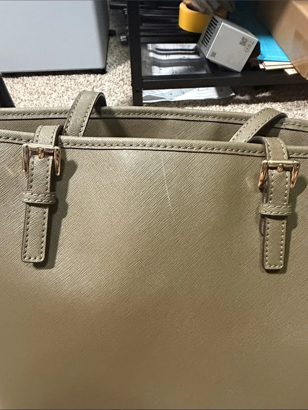 Michael Kors saffiano leather